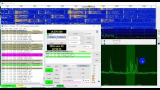 Прием  JT65 на SDR  5W 20m тр-р