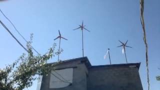 Пример когда винт мощнее генератора (ветер только в начале ролика) The windmill of the oscillator