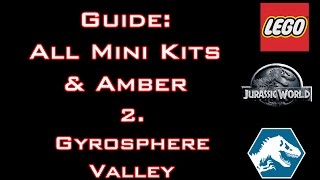 LEGO: Jurassic World - Guide: All Mini Kits & Amber "Gyrosphere Valley" - Commented