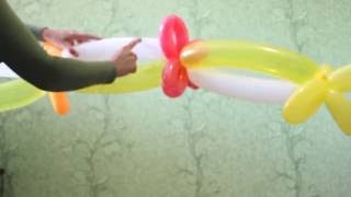 Арка из длинных шаров шдм360