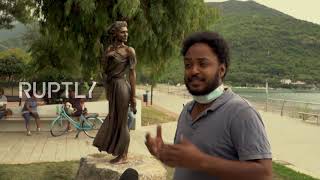 Italy: Statue of scantily clad woman sets off sexism row