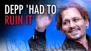 "Hot mess" Johnny Depp slams Trump at ComicCon | Amanda Head