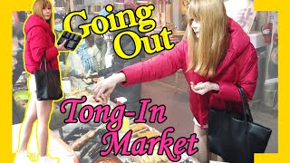Crossdresser Going Out | Korea Traditional Market | Crossdressing in Public
