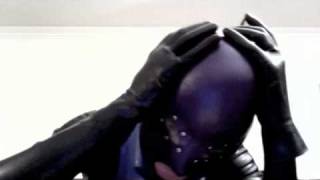 Demask inflatable latex hood
