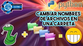 ????️ ¿Cómo cambiar los nombres de archivos en una carpeta? | Python desde cero│¡Muy fácil!