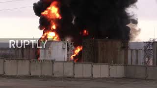LPR: Oil terminal caught on fire after reported Tochka-U attack in Lugansk