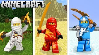 Become the LEGO NINJAGO in Minecraft!