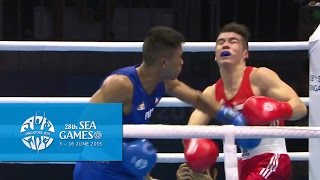 Boxing (Day 5) Men's Welterweight (69kg) Finals Bout 73 | 28th SEA Games Singapore 2015