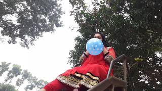 Babai learns colors with balloons ! Balloon Pop | Part 15