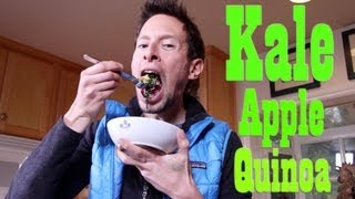 Kale Apple Quinoa Bowl: Organic Vegan Recipe Demo