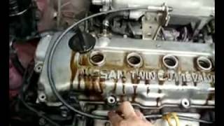 Como cambiar los retenes tapa de punterías Gs/Tsubame Nissan 16 valvulas