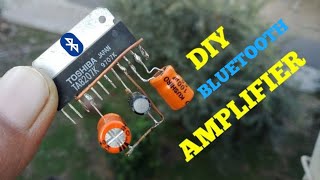 DIY BLUETOOTH AMPLIFIER WITH IC TA8207K