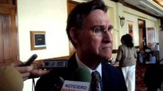 Declaraciones del Dr. Humberto Belli a los medios de comunicación.
