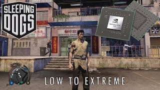 Sleeping Dogs Graphics Comparison - GTX 860m Low to Extreme