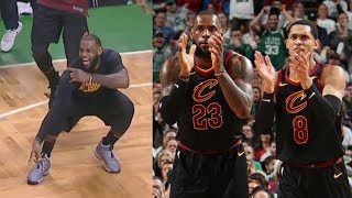 LeBron James vs Kyrie Irving New Cavs Debut Impressive! 2017-18 Season