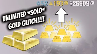 Unlimited *SOLO* Gold Glitch! (Get Gold, Money, and XP Fast!!!) | deadPik4chU's Red Dead Online