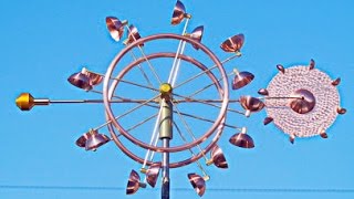 Ветряные скульптуры. Kinetic Wind Sculpture "Tres"