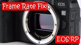 Canon EOS RP 24p Frame Rate Fix (sort of)