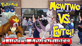 3RD MEWTWO RAID AND FIRST ENTEI RAID - POKEMON GO VLOG