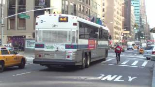 MTA Bus: D4500CL 3111 BxM1 Express Bus@Lexington/57th Street