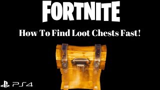 FORTNITE: How To Find Loot Chests Fast! [Save The World]