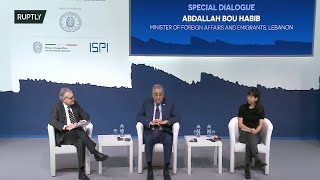 LIVE: Rome MED 2021 holds dialogue session on Lebanon