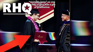 Conservative University President Gets Humiliated At Graduation