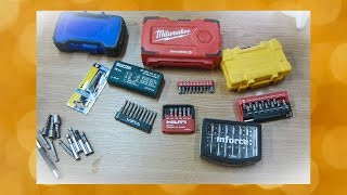 МОИ БИТЫ ДЛЯ ШУРУПОВЁРТА И БИТОДЕРЖАТЕЛИ/Обзор и мнение