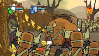 Вкусное прохождение Castle Crashers #1 - Русский бухарь!!!)