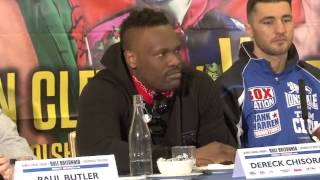 NATHAN CLEVERLY v ROBIN KRASNIQI / CHISORA / HARRISON v WALSH FULL PRESS CONFERENCE / RULE BRITANNIA