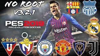 ORIGINAL PATCH V3.3.1, EQUIPOS EUROPEOS, EQUIPOS SUDAMERICANOS, MINIFACES//PES2019 MOBILE