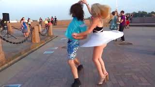 Oops! Public dance in the street