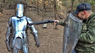 Расстрел средневековых доспехов | Разрушительное ранчо 