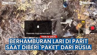 Tentara Ukraina Lari Kocar-Kacir Hindari Granat Rusia