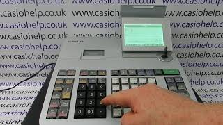 Como corregir el error E035 Casio SES400 Caja registradora