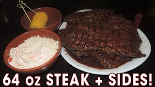 SPUR'S 64oz STEAK CHALLENGE RECORD!!