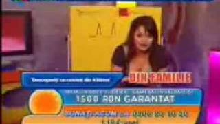 Prezentatoare isterica National TV Adela Lupse in direct