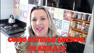 COMO RETIRAR ADESIVO DE AZULEJO