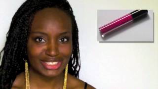 black barbie pink lips  | mac & nyx lip gloss review