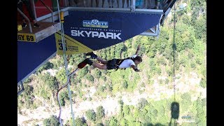 SKYPARK, Сочи , Прыжок с тарзанки ) Видео с ГОУПРО )