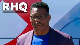 Herschel Walker Stumbles And Mumbles When Questioned By Press