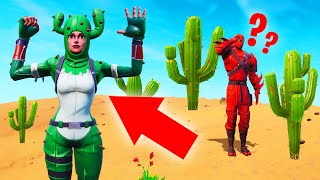 Hiding As A CACTUS In FORTNITE! (Hide And Seek)