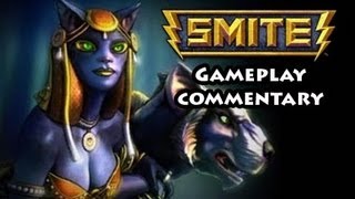 Smite - Bastet Gameplay Commentary w/ TheTurtleOfDoom