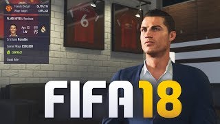 SIGNING RONALDO & MESSI IN FIFA 18 CAREER MODE!