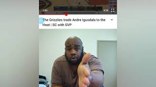 The Grizzlies trade Andre Iguodala to the Heat