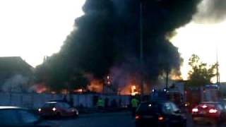 Fire in Budapest