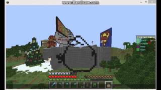 Angry Birds Pixel art Minecraft (Redcraft)