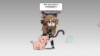 Characters codes Gacha Studio