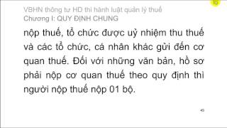 Văn bản hợp nhất thông tư HD luật quản lý thuế 18/VBHN-BTC ngày 19/6/2015 (toàn văn 9h17m)