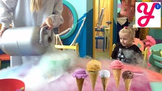 КАК СДЕЛАТЬ МОРОЖЕННОЕ ИЗ ЖИДКОГО АЗОТА! - MAKING ICE-CREAM WITH LIQUID NITROGEN